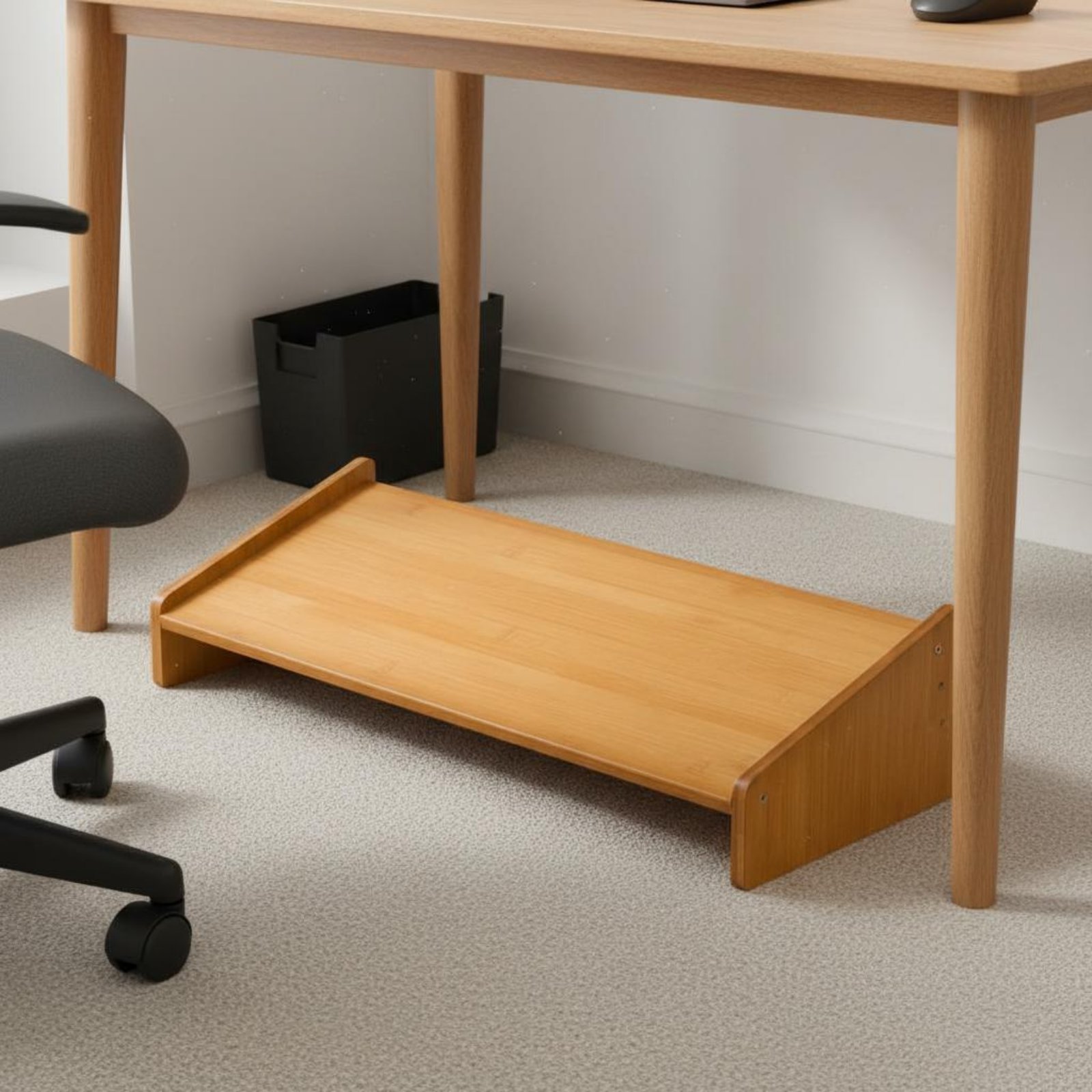 デスク下フットレスト 幅広表面 オフィス用フットスツール 角 - Office Furniture Commercial のレビューと価格