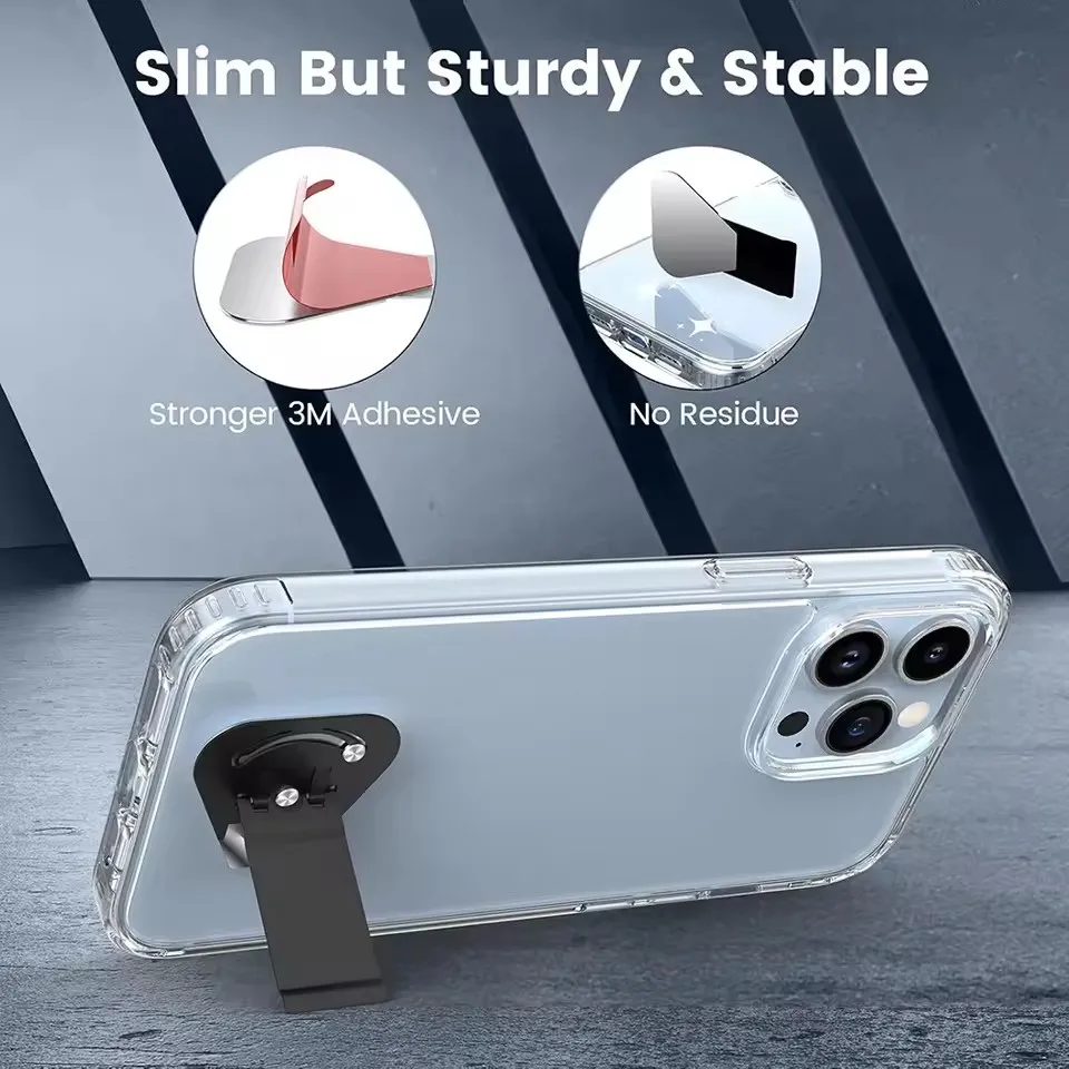 ステンレス鋼回転可能な携帯電話サポートキックスタンド粘着折り - Mobile Pedestal Cabinet のレビューと価格
