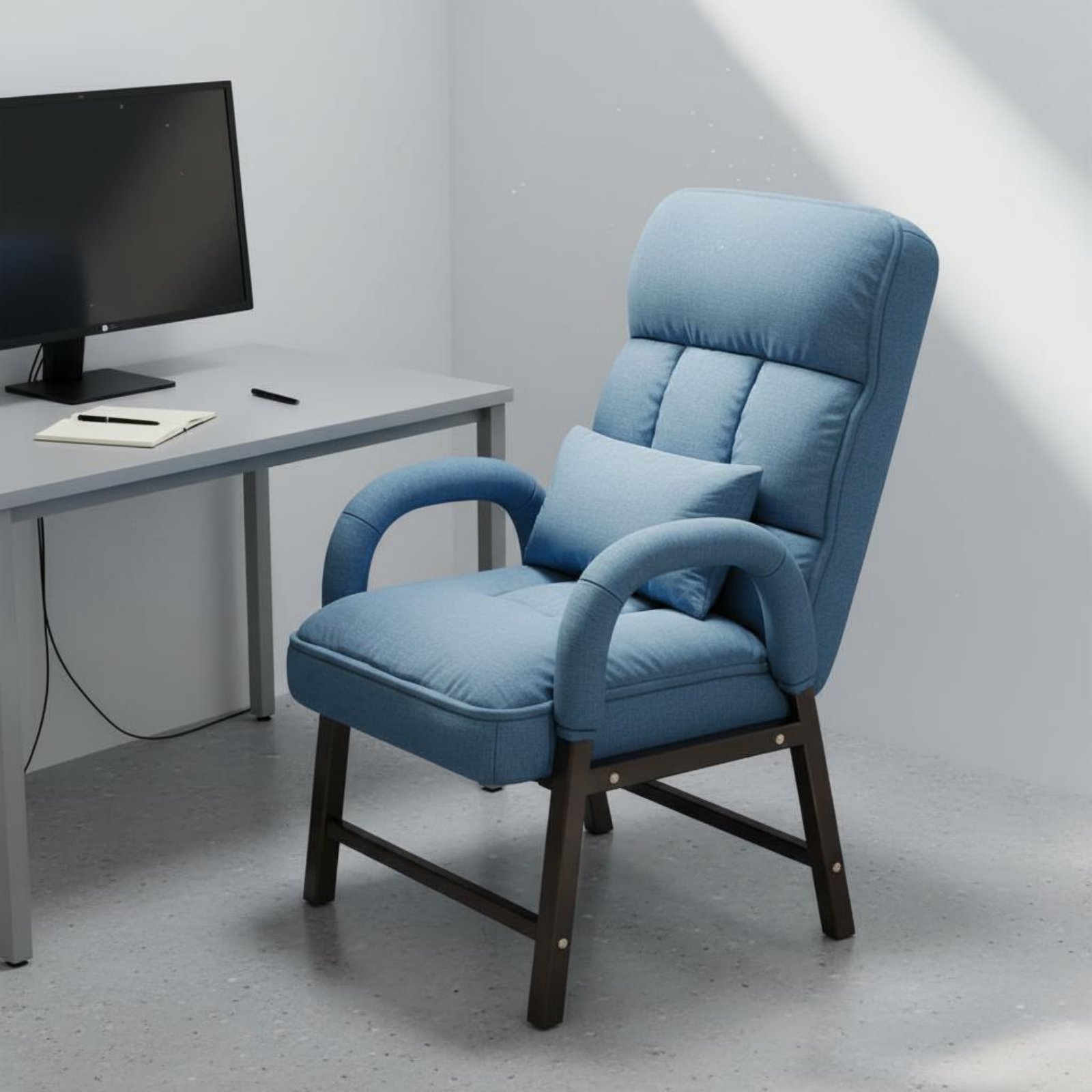 ハイバックレイジーソファチェア、調節可能な背もたれ、テキスタ - Office Furniture Commercial のレビューと価格