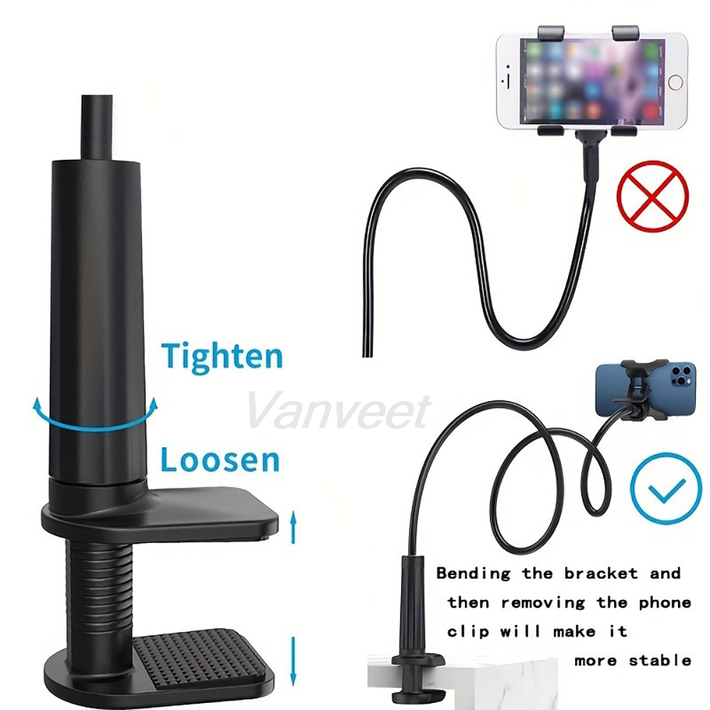 360 °   携帯電話ホルダースタンドクリップ柔軟なレイジ - Mobile Pedestal Cabinet のレビューと価格
