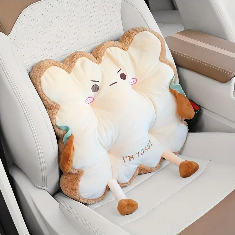 1 PC 車ランバーサポートかわいいトーストクッション尻クッ - Office Furniture Ideas のレビューと価格