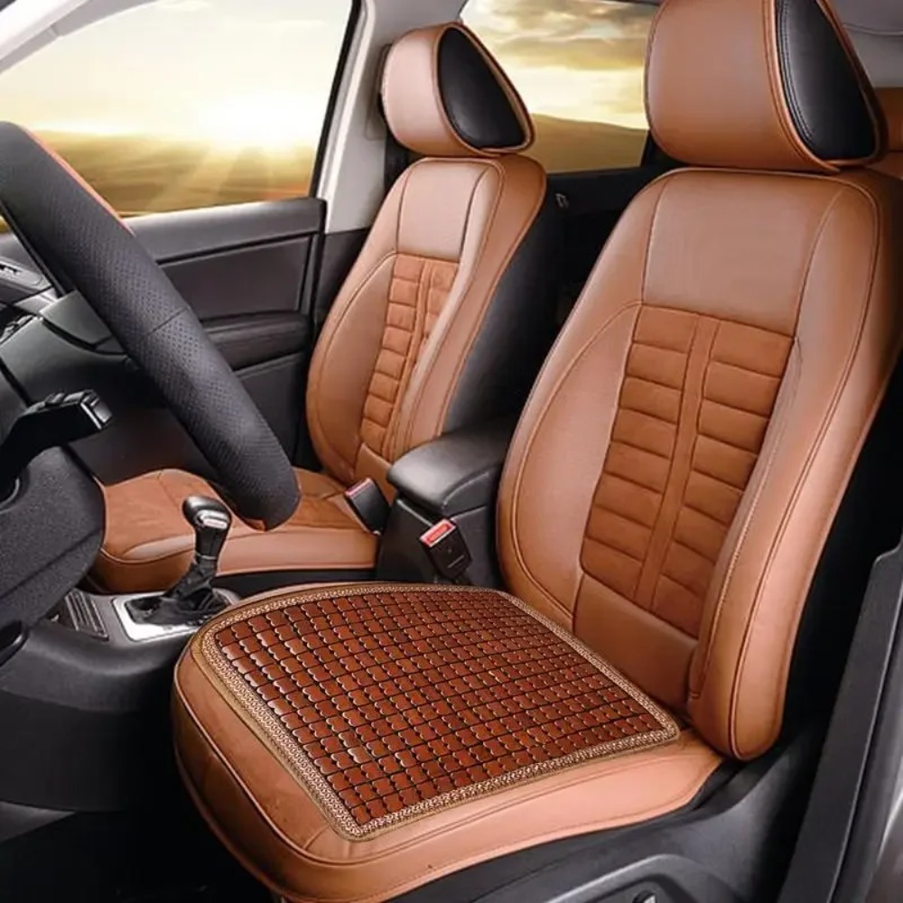2 個夏竹製自動車シート冷却パッド高換気ユニバーサルクッショ - Office Furniture Ideas のレビューと価格