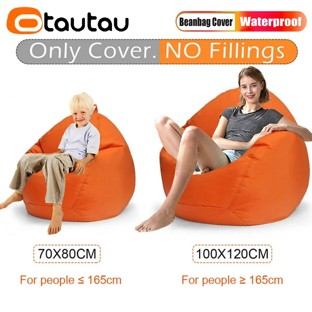 Otautuu-防水屋外ビーンバッグカバー、詰め物なし、ガー - Office Furniture Ideas のレビューと価格