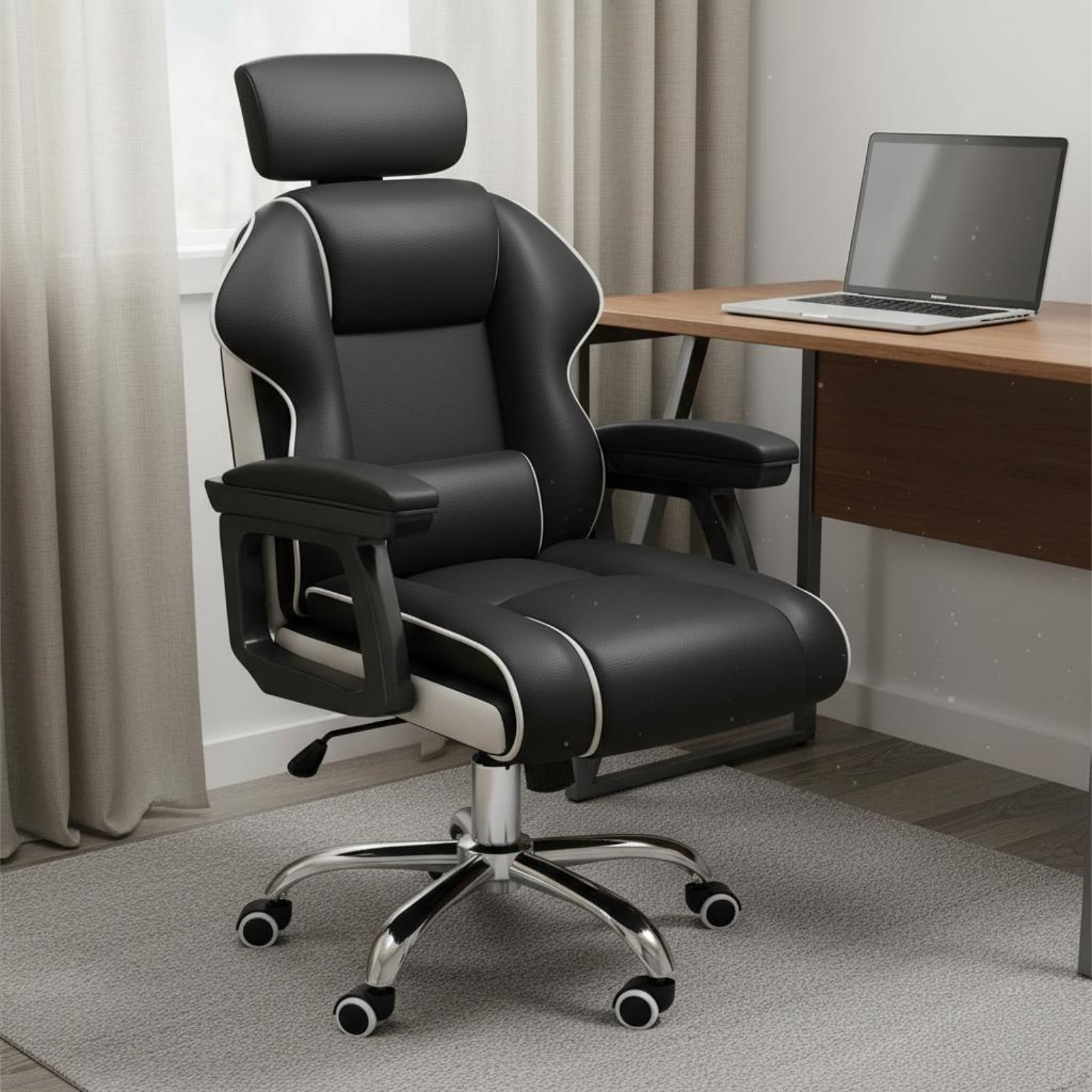 人間工学に基づいたゲーミングチェア、高さ調節可能、ハイバック - Office Furniture Commercial のレビューと価格