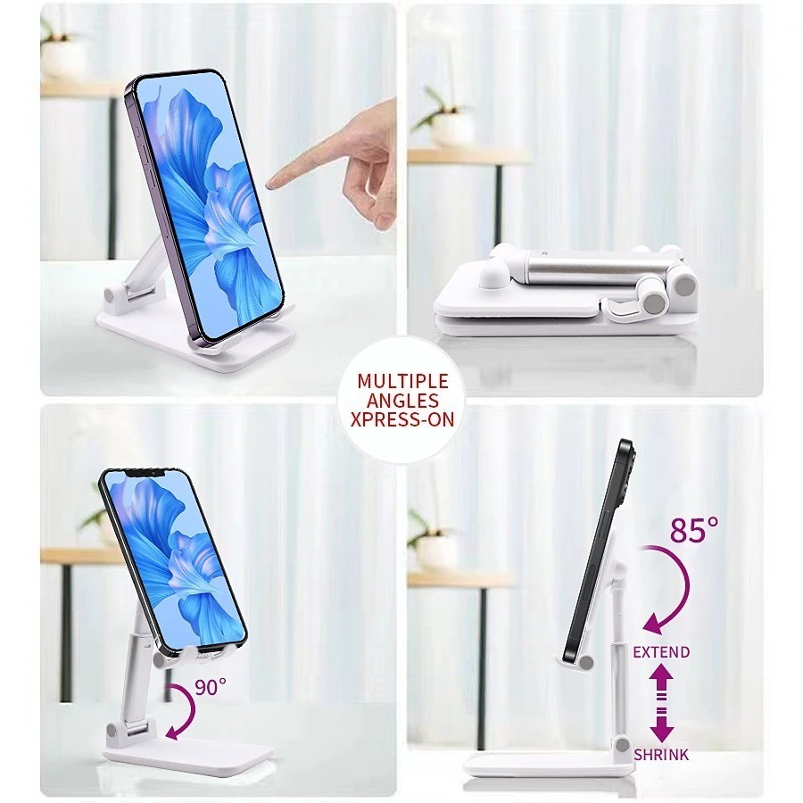 デスクトップ電話ホルダースタンドユニバーサル電話ホルダータブ - Mobile Pedestal Cabinet のレビューと価格