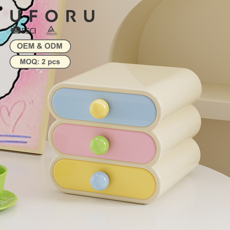 Uforu ドーパミンデスクオーガナイザー、3段引き出し収納 - Office Furniture Table のレビューと価格