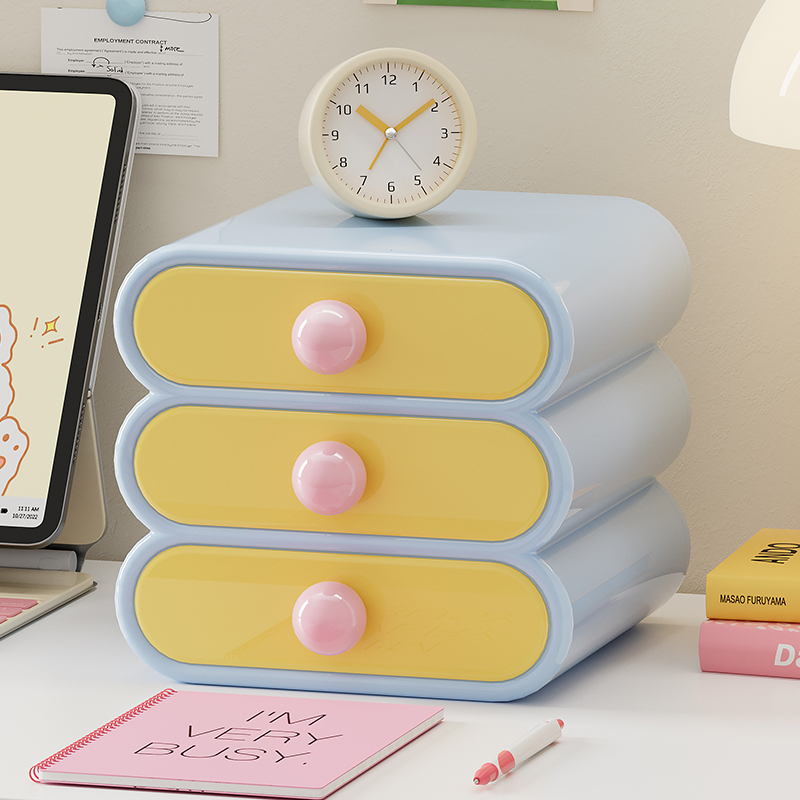 Uforu ドーパミンデスクオーガナイザー、3段引き出し収納 - Office Furniture Table のレビューと価格