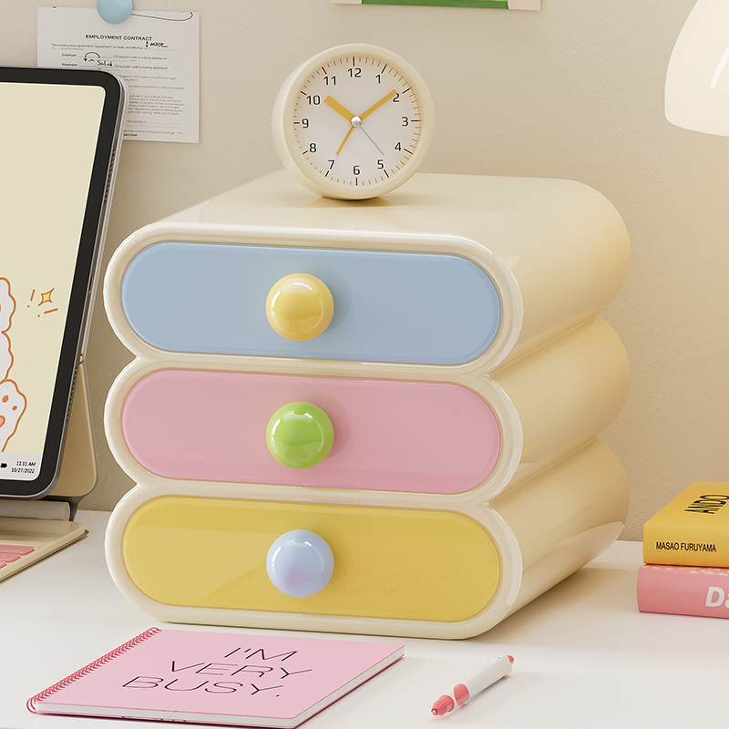 Uforu ドーパミンデスクオーガナイザー、3段引き出し収納 - Office Furniture Table のレビューと価格